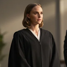 Natalie Portman's Padme, getting sworn in as President
