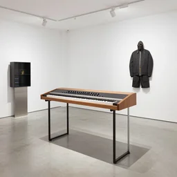 a dezeen showroom, archdaily, ignant, photo of minimal synthesizer by john pawson, virgil abloh, cosby studio