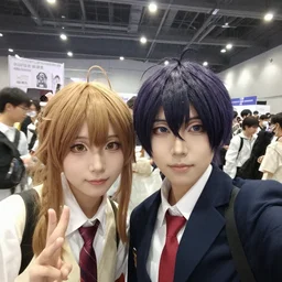 picture of anime expo, selfie