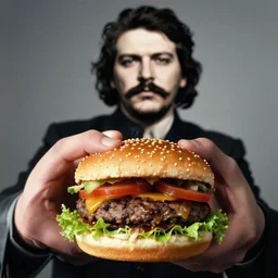 stalin shows hand to burger