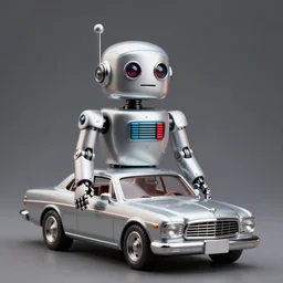 Portrait of a Lowrider Toy Robot, unreal engine, 8k