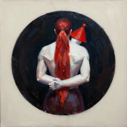 The average Redditor, masterpiece, oil paint