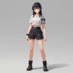 full body detailed digital art in the style of Raichiyo