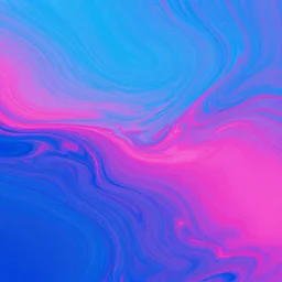 beautiful colorful liquid art, neon blue and pink colors, gradient