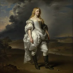 misa amane, blonde hair, dress, boots. by rembrandt, ( ( konstantin razumov ) )
