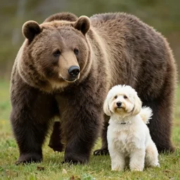 dog bear, bear dog