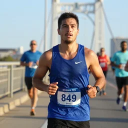 ridiculously photogenic guy during the cooper river bridge run, flickr