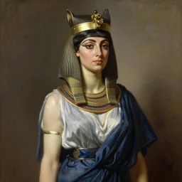 portrait of goddess isis in modern clothing, by thomas eakins realism,