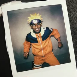 paparazzi photo of Lebron James Lebron James Lebron James Lebron James Lebron James in a Naruto cosplay, ultra high definition, professional photography, dynamic shot, smiling, high angle view, portrait, Cinematic focus, Polaroid photo, vintage, neutral colors, soft lights, foggy, by Steve Hanks, by Serov Valentin, by lisa yuskavage, by Andrei Tarkovsky 8k render, detailed, oil on canvas, beautiful beautiful beautiful beautiful beautiful beautiful