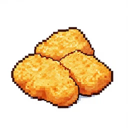 chicken nugget pixel art