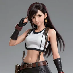 high quality art of tifa lockhart by WLOP, rossdraws, Logan Cure, Mingchen Shen, BangkuART, sakimichan, yan gisuka, JeonSeok Lee, zeronis, Chengwei Pan on artstation