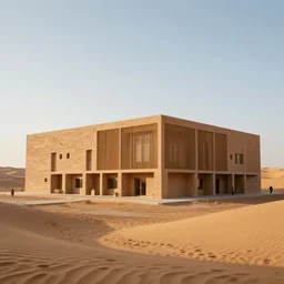 biophilia architecture building in the desert