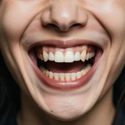 grinning 😀 grin smile large smile big smile grin teeth open wide scary horror