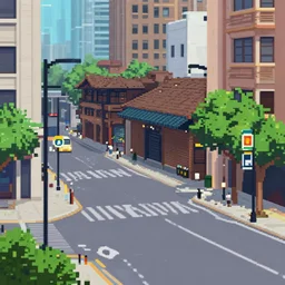 pixel street