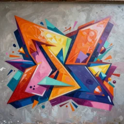 Jet Set Radio Profile Picture by Sachin Teng, asymmetrical, Organic Painting , Matte Painting,  geometric shapes, hard edges, graffiti, street art, 300 dpi :2 by Sachin Teng:4
