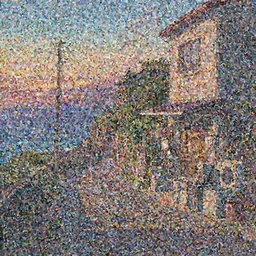 a lonely cobblestone street with a business selling electrical appliances, on a cliff over the sea at sunset, artstation, colorful maurice noble concept art, by sarrailh, by peter chan, by makoto shinkai