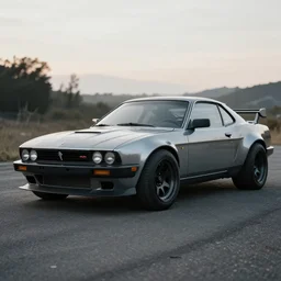 brutalist - inspired car