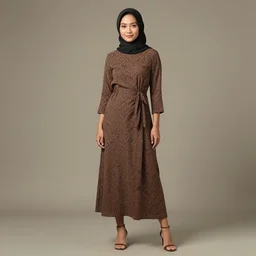 fashion photo of an indonesian model