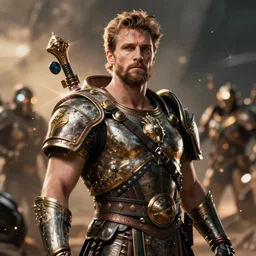 Portrait of Alexandre Lacazette as the emperor of humanity from warhammer 40k in Gears of War, splash art, movie still, cinematic lighting, dramatic, octane render, long lens, shallow depth of field, bokeh, anamorphic lens flare, 8k, hyper detailed, 35mm film grain