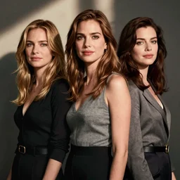 a hybrid of Julia Roberts, Sandra Bullock and Anne Hathaway