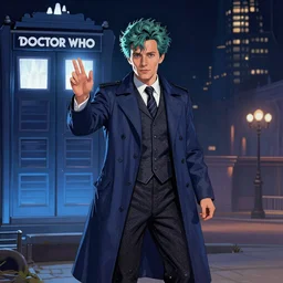 “doctor who regeneration, beautiful high quality digital art by mad dog jones”