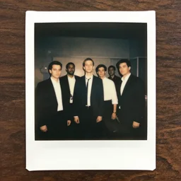 polaroid of bank heist