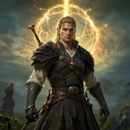 Highly detailed portrait of protagonist from Elden Ring, adventure game, D&D, fantasy art by Greg Rutkowski, Stanley Artgerm, Loish, Rhads, Tom Bagshaw, global illumination, radiant light, detailed and intricate environment