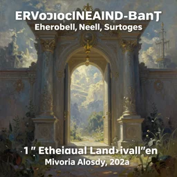 oil painting of the entrance to ethereal realm, rendered in unreal engine, central composition
