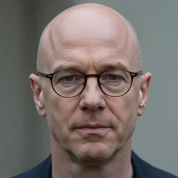 Live Action Still of Bald Bryan Cranston with glasses and without a beard or facial hair, with no facial hair and completely clean shaven, with no beard, no beard, no facial hair, clean shaven, real life, hyperrealistic, ultra realistic, realistic, highly detailed, detailed, very detailed, cool, ultra detailed, very realistic, trending on artstation, epic, HD quality, 8k resolution, body and headshot, film still, real, detailed face, very detailed face, real life