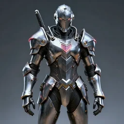 cyberpunk knight armor