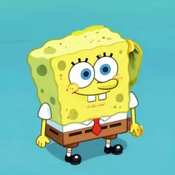 isometric dirty spongebob