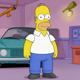 homer simpson as vin diesel