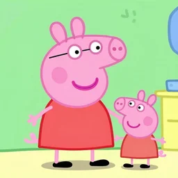 peppa pig in an episode of magnum p. i.