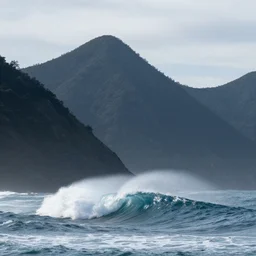 waves as big as mountains