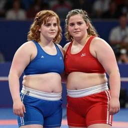 emma watson / hermione granger as a sumo wrestler