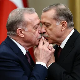 recep tayyip erdogan kisses ataturk's hand