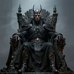 « beautiful hyperrealistic portrait of dark lord on the throne by greg rutkowski, very detailed, trending on artstation, unreal engine »