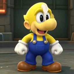waluigi in half life 1, screenshot from half life 1