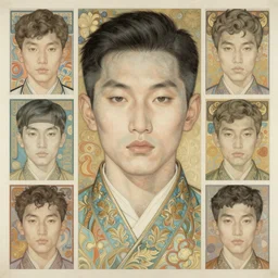 concept art and smooth lines with zero sharp focus give artgerm's illustration an elegant and highly detailed look. 8 intricate portrait k alphonse by detailed dawn rutkowski chinese face an asian art artstation machine painting horizon opera and mucha digital machine symmetry!! decorated greg art art chinese motifs