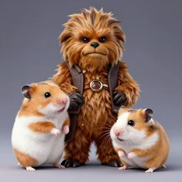 a genetic combination of [ jabba ] [ the ] [ hutt ] from star wars and ( a hamster )