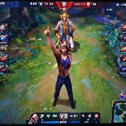 me winning in game
