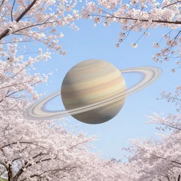 japanese cherry on a saturn
