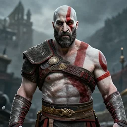 jeremy clarkson as kratos in god of war the new movie, sharp focus