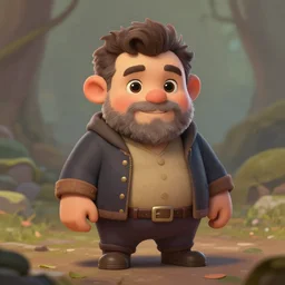 cute little anthropomorphic steve carell cute and adorable, pretty, beautiful, dnd character art portrait, matte fantasy painting, deviantart artstation, by jason felix by steve argyle by tyler jacobson by peter mohrbacher, cinema