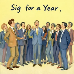 sing with me, sing for a year,, art by artgerm and greg rutkowski and moebius, 8 k