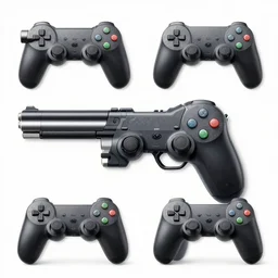 innovative video game gun design