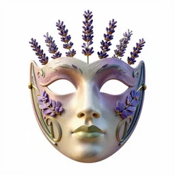 an art nouveau lavender plant, masked transparent flat background, 8 k, volumetric lighting, french nouveau, trending on artstation, octane render, ultra detailed, hyperrealistic