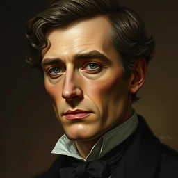 portrait of a 1 9 0 2 united states president, who is a young man a scholarly appearance, detailed face, 2 0 th century, highly detailed, cinematic lighting, digital art painting by greg rutkowski