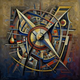the nonlinear. digital painting, vertical, intricate, beautiful, detailed, grunge, sharp focus, abstract art by kuvshino and el lissitzky and artgerm and kandinsky, trending on artstation. gradient darker to bottom