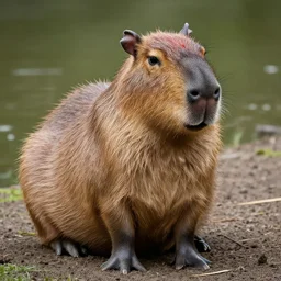 walter white as a capybara